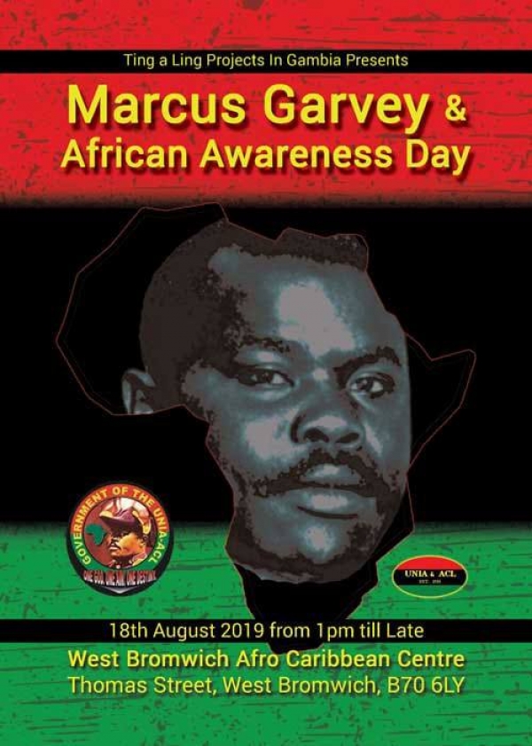 Marcus Garvey awareness Day Recognize Black Heritage and Culture
